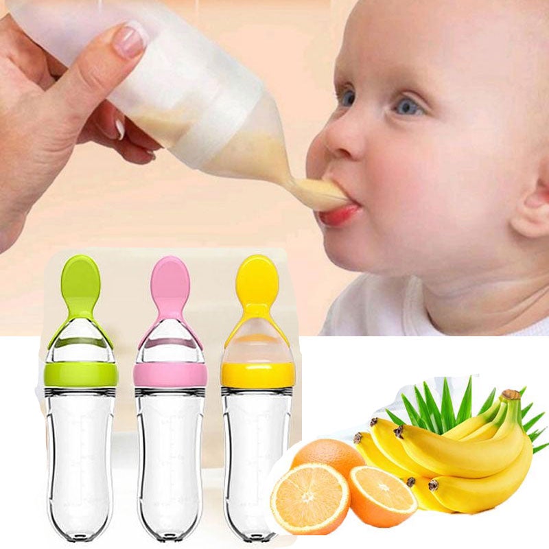 Biberon avec cuillère pour nouveau - né | EasyBottle™ - L'Univers des Petits