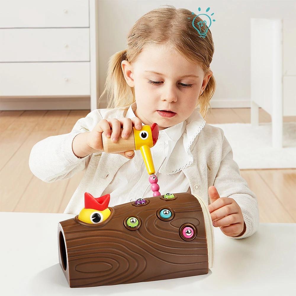 FeedingBird™ - Jouets magnétique attrape - ver | Jeux enfants - L'Univers des Petits