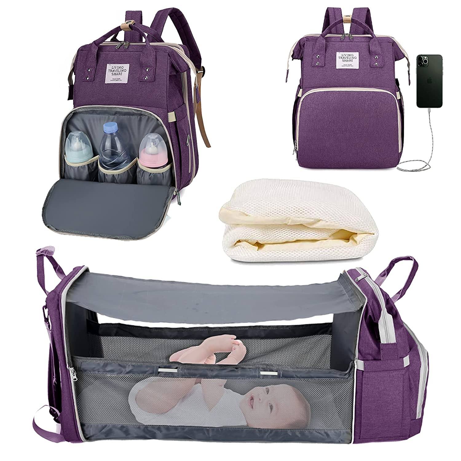 Sac à langer portatif | Berceau de voyage BabyNappy™ - L'Univers des Petits