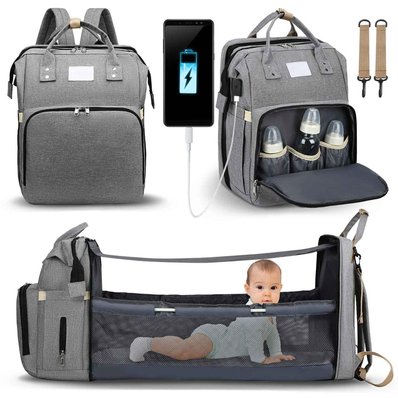 Sac à langer portatif | Berceau de voyage BabyNappy™ - L'Univers des Petits