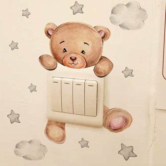 Stickybear™ - Sticker ourson décoratif | Chambre d'enfants - L'Univers des Petits