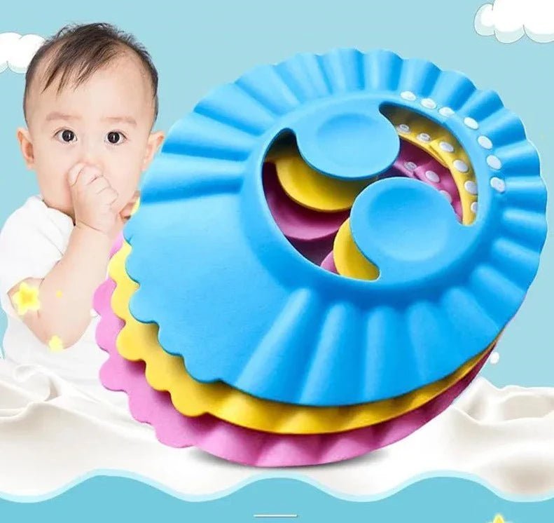 Visière chapeau pour douche bébé I ShampooCap™ - L'Univers des Petits